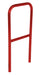 Vestil VDKR-2-RD Steel Safety Railing 2 ft. Length Red