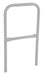 Vestil VDKR-2-SL Steel Safety Railing 2 ft. Length Silver