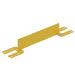 Vestil VDKR-2-TB Steel Toe Board for Pipe Safety Railing 2 ft. Length Yellow