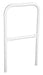 Vestil VDKR-2-WT Steel Safety Railing 2 ft. Length White