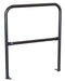 Vestil VDKR-3-BP-BK Steel Pipe Safety Railing with Welded Baseplate 3 ft. Length Black