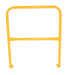 Vestil VDKR-3-BP-YL steel pipe safety railing with welded baseplate - view 2