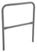 Vestil VDKR-3-GYSG Steel Safety Railing 3 ft. Length Gray Semi Gloss