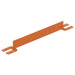Vestil VDKR-3-TB-OR Steel Toe Board For Pipe Safety Railing 3 ft. Length Orange