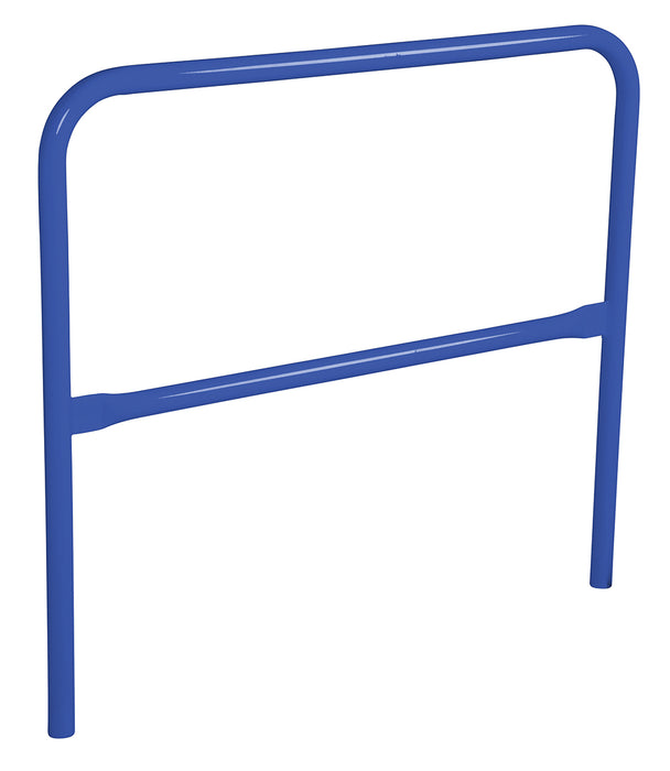 Vestil VDKR-4-BL Steel Safety Railing 4 ft. Length Blue