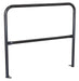 Vestil VDKR-4-BP-BK Steel Pipe Safety Railing with Welded Baseplate 4 ft. Length Black