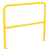 Vestil VDKR-4-BP-YL Steel Pipe Safety Railing with Welded Baseplate 4 ft. Length Yellow