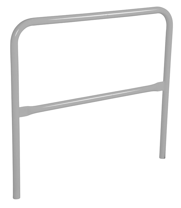 Vestil VDKR-4-SL Steel Safety Railing 4 ft. Length Silver