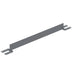 Vestil VDKR-4-TB-GYSG Steel Toe Board For Pipe Safety Railing 4 ft. Length Gray Semi Gloss