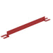 Vestil VDKR-4-TB-RD Steel Toe Board For Pipe Safety Railing 4 ft. Length Red