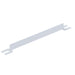 Vestil VDKR-4-TB-WT Steel Toe Board For Pipe Safety Railing 4 ft. Length White