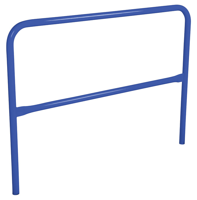 Vestil VDKR-5-BL Steel Safety Railing 5 ft. Length Blue