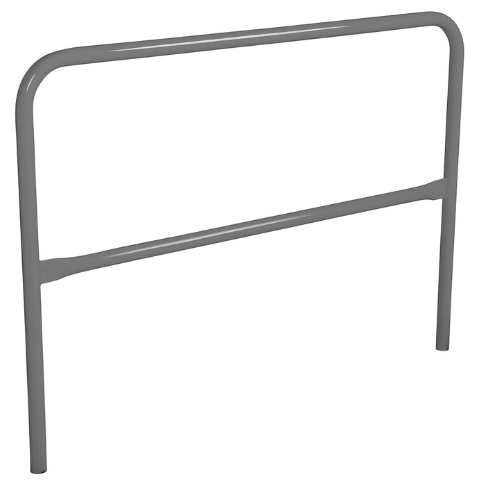 Vestil VDKR-5-GYSG Steel Safety Railing 5 ft. Length Gray Semi Gloss