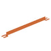 Vestil VDKR-5-TB-OR Steel Toe Board For Pipe Safety Railing 5 ft. Length Orange