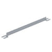 Vestil VDKR-5-TB-SL Steel Toe Board For Pipe Safety Railing 5 ft. Length Silver