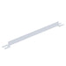 Vestil VDKR-5-TB-WT Steel Toe Board For Pipe Safety Railing 5 ft. Length White