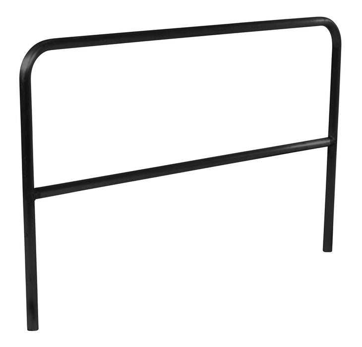 Vestil VDKR-6-BK Steel Safety Railing 6 ft. Length Black