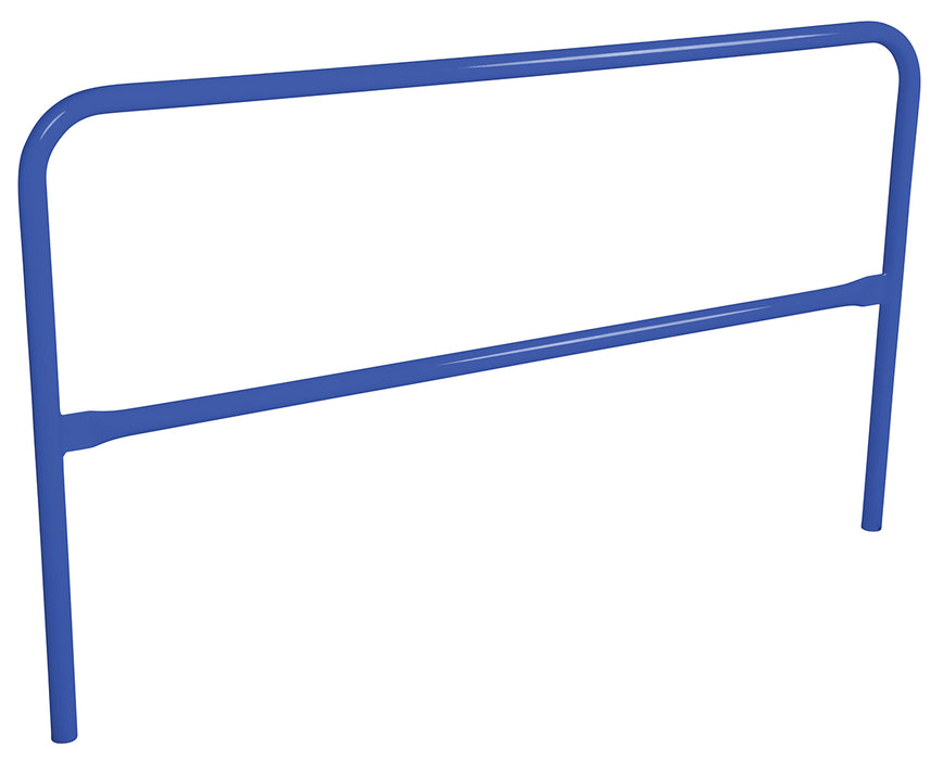 Vestil VDKR-6-BL Steel Safety Railing 6 ft. Length Blue