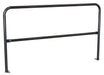 Vestil VDKR-6-BP-BK Steel Pipe Safety Railing with Welded Baseplate 6 ft. Length Black