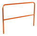 Vestil VDKR-6-OR Steel Safety Railing 6 ft. Length Orange
