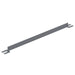 Vestil VDKR-6-TB-GYSG Steel Toe Board For Pipe Safety Railing 6 ft. Length Gray Semi Gloss