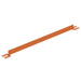 Vestil VDKR-6-TB-OR Steel Toe Board For Pipe Safety Railing 6 ft. Length Orange