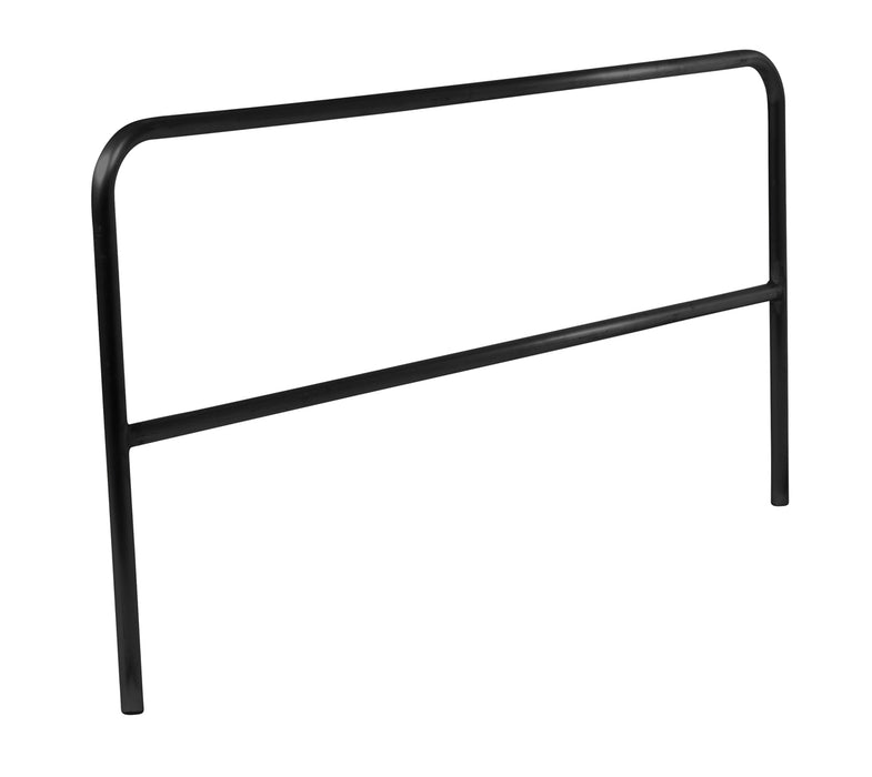 Vestil VDKR-7-BK Steel Safety Railing 7 ft. Length Black