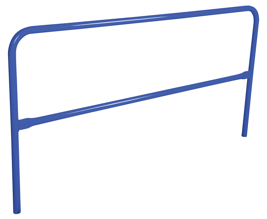 Vestil VDKR-7-BL Steel Safety Railing 7 ft. Length Blue