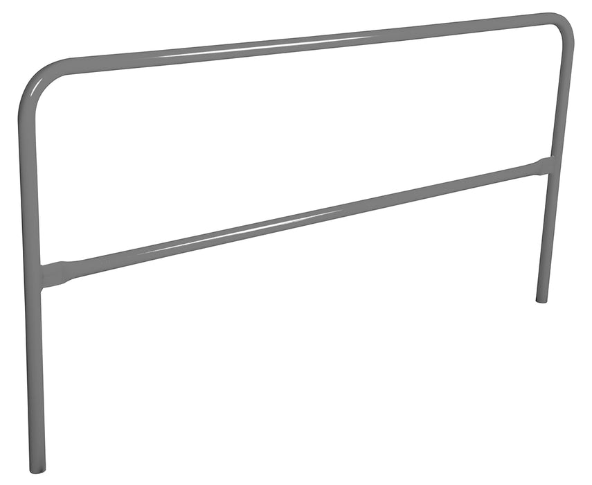 Vestil VDKR-7-GYSG Steel Safety Railing 7 ft. Length Gray Semi Gloss