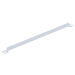 Vestil VDKR-7-TB-WT Steel Toe Board For Pipe Safety Railing 7 ft. Length White