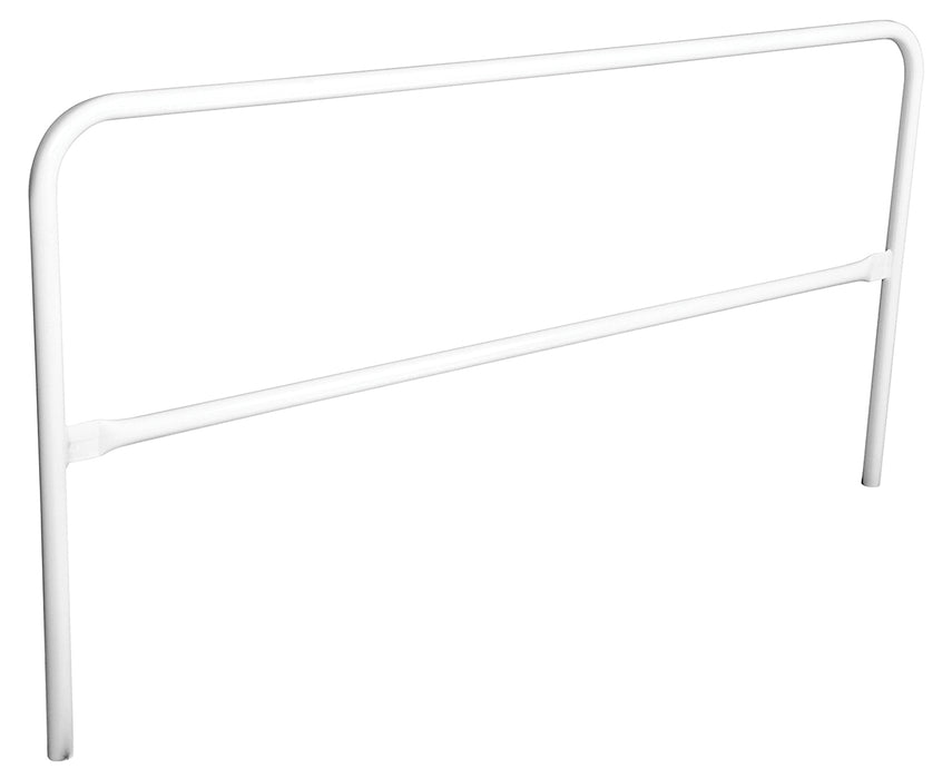 Vestil VDKR-7-WT Steel Safety Railing 7 ft. Length White