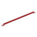 Vestil VDKR-8-TB-RD Steel Toe Board For Pipe Safety Railing 8 ft. Length Red