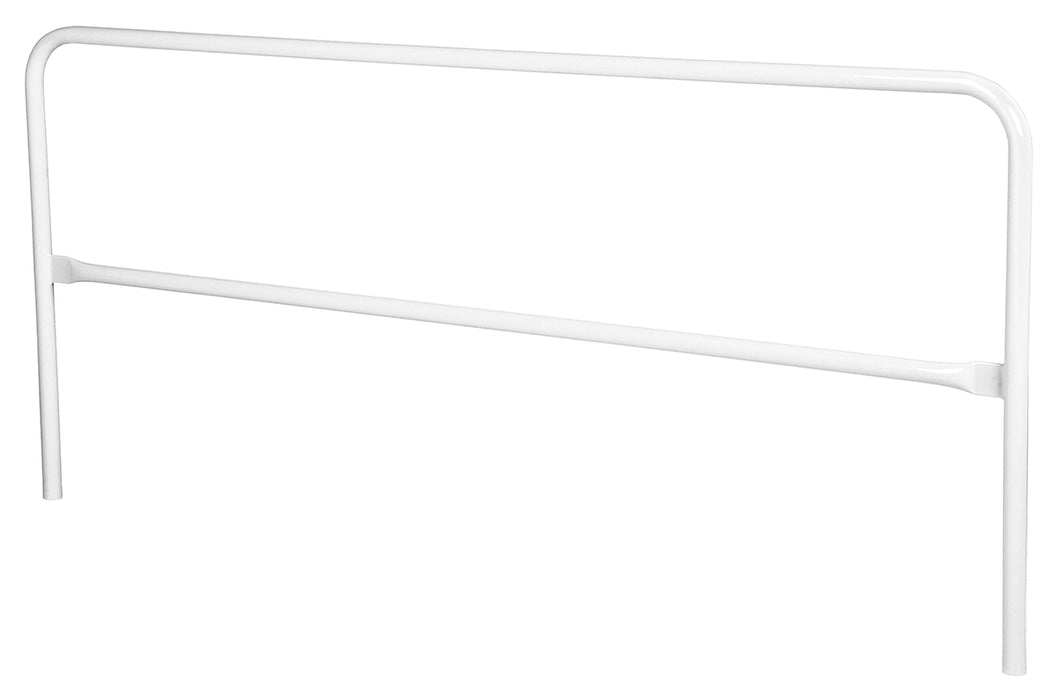 Vestil VDKR-8-WT Steel Safety Railing 8 ft. Length White