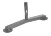 Vestil VDKR-BB-F-GYSG Steel Pipe Railing Barricade Base With Feet Gray Semi Gloss