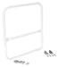 Vestil VDKR-G3-B-WT Steel Pipe Safety Railing Gate B-Shaped 36 in. x 36 in. White