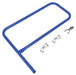 Vestil VDKR-G3-BL Steel Pipe Safety Railing Gate P-Shaped 36 in. x 36 in. Blue