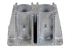 Vestil VDKR-P102 cast steel double socket for pipe safety railing silver - view 3