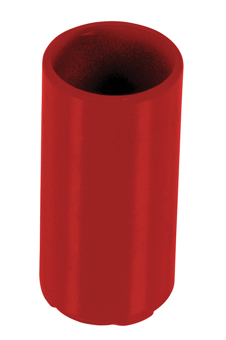 Vestil VDKR-P107-RD Steel Sleeve 2 in. Diameter For Pipe Safety Railing Red