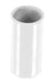 Vestil VDKR-P107-WT Steel Sleeve 2 in. Diameter For Pipe Safety Railing White