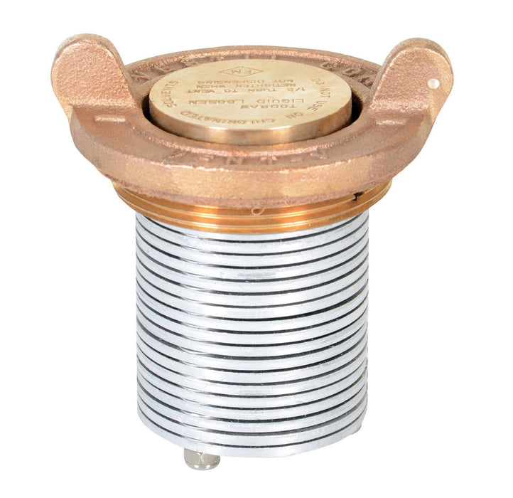 Vestil VENT-V brass vertical drum vent fits - view 3