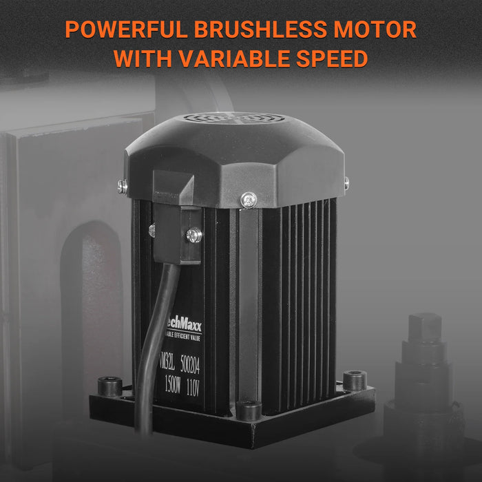 8-1/4"x33'' Industrial Benchtop Mill Drill Machine with DRO, Variable Speed, Brushless Motor, R8 Spindle, 2 HP, 110V, Compact Milling Drilling Tool for Garage Shop, DIY Metalworking without Stand VM32LD