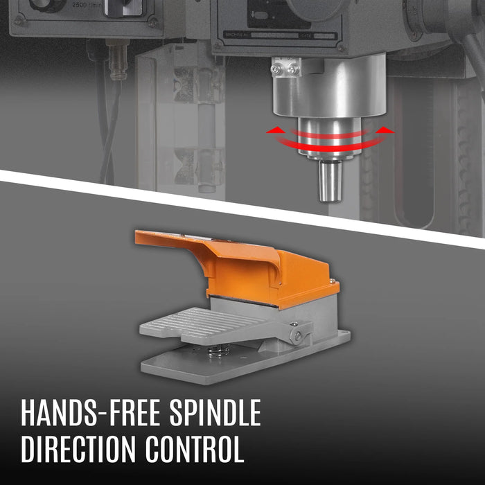 8-1/4"x33'' Industrial Benchtop Mill Drill Machine with DRO, Variable Speed, Brushless Motor, R8 Spindle, 2 HP, 110V, Compact Milling Drilling Tool for Garage Shop, DIY Metalworking without Stand VM32LD