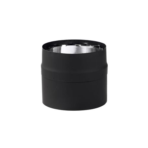 Drolet 6" X 18"L Vortex Double Wall Slip Section double wall stove pipe - front view