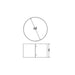 Drolet 6" Vortex Wall Finishing Band fireplace accessory - side angle