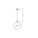 Drolet 6" Vortex Double Wall Ceiling Hangar double wall stove pipe - side angle