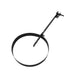 Drolet 6" Vortex Double Wall Ceiling Hangar double wall stove pipe - front view