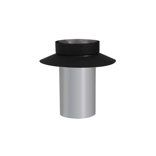 Drolet 6" Vortex Double Wall Masonry Adapter double wall stove pipe - front view