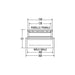 Drolet Vortex Double Wall 7" To 6" Reducer double wall stove pipe - side angle