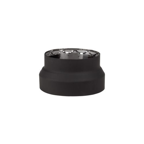 Drolet Vortex Double Wall 8" To 6" Reducer double wall stove pipe - front view