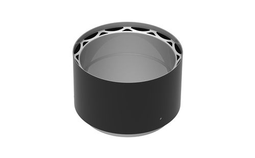 Drolet 6" Vortex Stove Adapter double wall stove pipe - front view